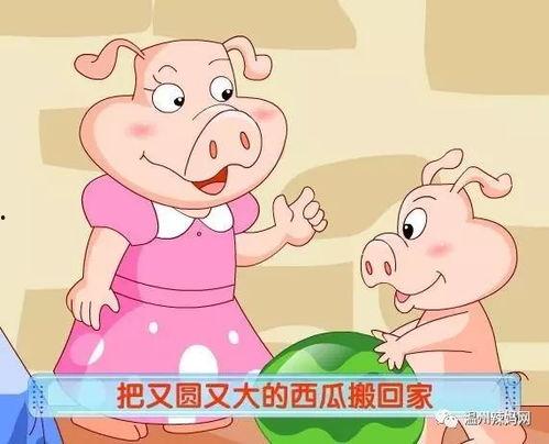 小猪吃大瓜,趣味盎然的成长故事