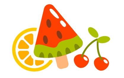 简笔画夏天吃瓜,简笔画中的清凉一夏