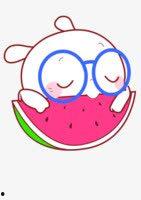 吃瓜兔子怎么画的